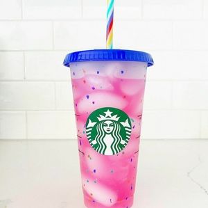 Starbucks Confetti Color Changing